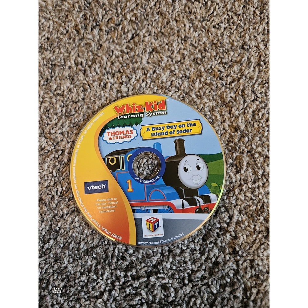 Whiz Kid Thomas And Friends Vtech 2007 Disc A Busy Day On The Island Of Sodar